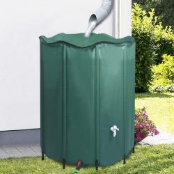 Réservoir pliable d'eau de pluie avec robinet 1000 L alsavelo