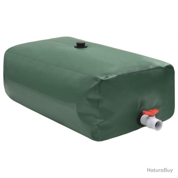Rservoir d'eau avec robinet pliable 670 L PVC alsavelo