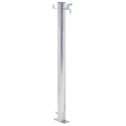 Colonne à eau de jardin 60 cm acier inoxydable rond alsavelo