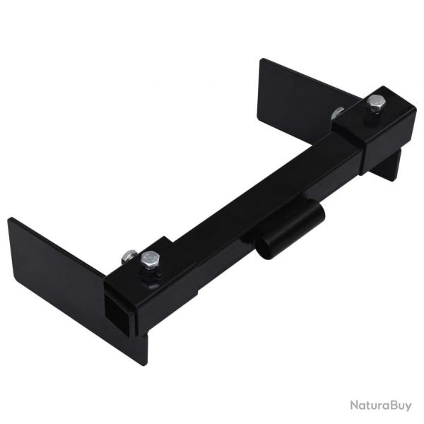 Adaptateur de chasse-neige pour tondeuse  gazon Noir alsavelo
