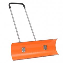 Pelle à neige avec poignée extensible orange 96cm lame en acier alsavelo