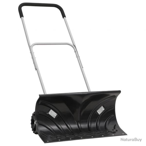 Pelle  neige avec poigne extensible noir 66 cm lame en acier alsavelo
