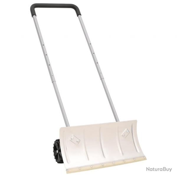 Pelle  neige et poigne extensible argent 61 cm lame en acier alsavelo