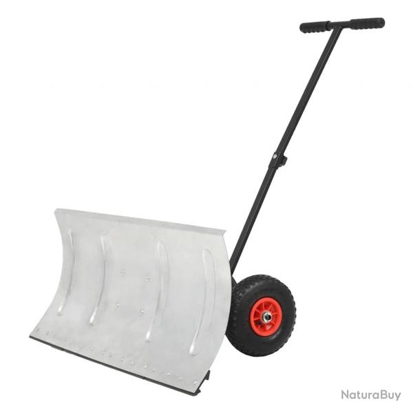Chasse-neige manuel avec roues 100 x 44 cm alsavelo