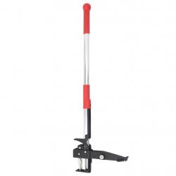 Désherbant rouge et argenté 99,5 cm aluminium anodisé alsavelo