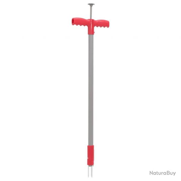 Dsherbant rouge and gris 93,5 cm acier enduit de poudre alsavelo