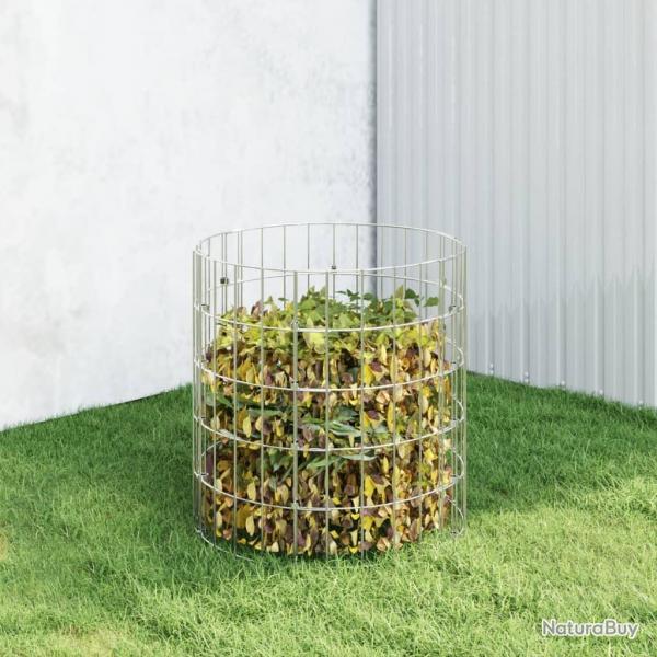 Composteur de jardin 50x50 cm Acier galvanis alsavelo