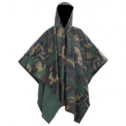 Poncho de pluie imperméable pour camping/randonnée Camouflage alsavelo