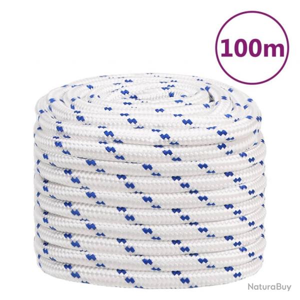 Corde de bateau Blanc 20 mm 100 m Polypropylne alsavelo
