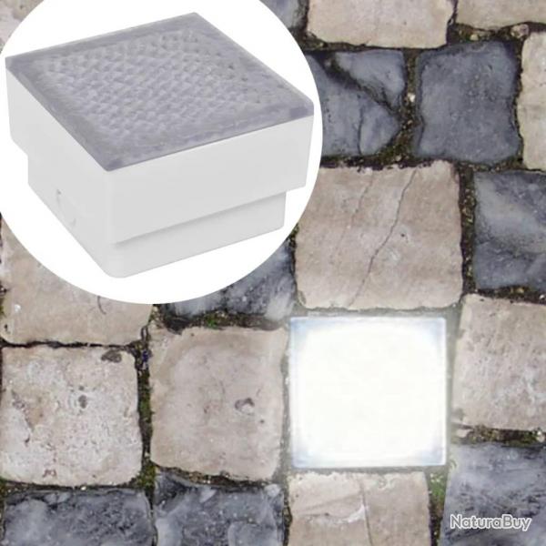 6 lampes LED d'clairage incorpores au sol 100x100x68 mm alsavelo