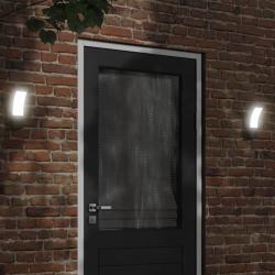 Appliques murales LED d'extérieur 2 pcs noir alsavelo