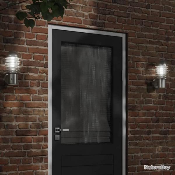 Applique murale d'extrieur argent acier inoxydable alsavelo
