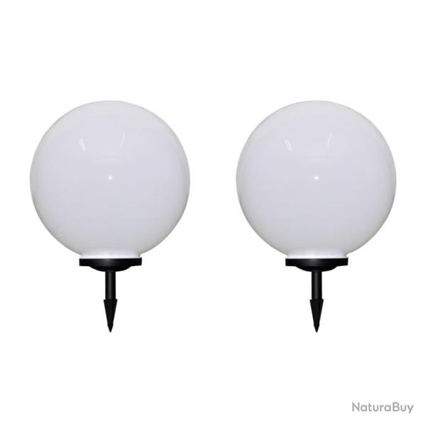 2 pcs Lampes d'alle d'extrieur  LED 50 cm et piquet au sol alsavelo
