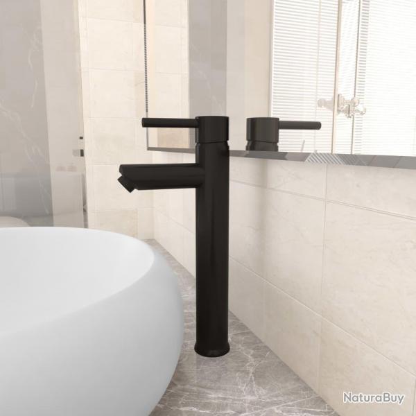 Mitigeur de salle de bain Noir 12x30 cm alsavelo