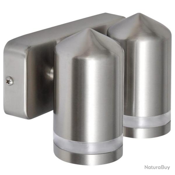 Applique LED acier inoxydable avec tte conique alsavelo