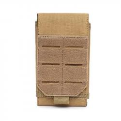 Poche Tactique MOLLE pour Téléphone - Tan