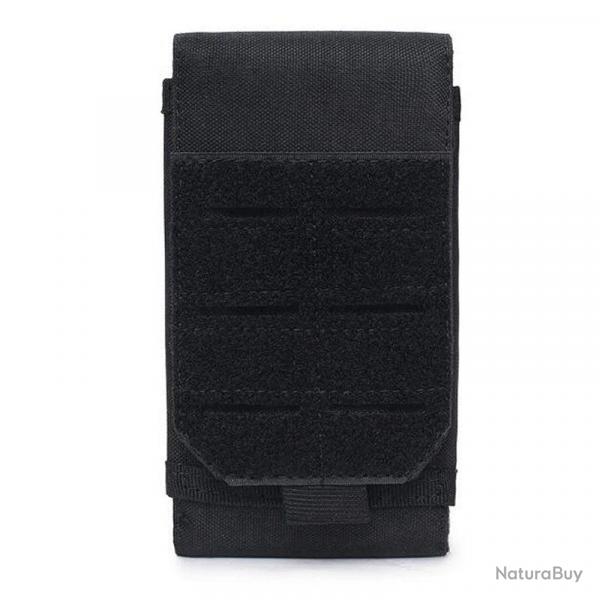 Poche Tactique MOLLE pour Tlphone - Noir