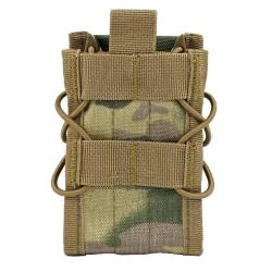 Pochette Tactique Double Chargeur 5.56 - Multicam