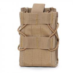 Pochette Tactique Double Chargeur 5.56 - Tan