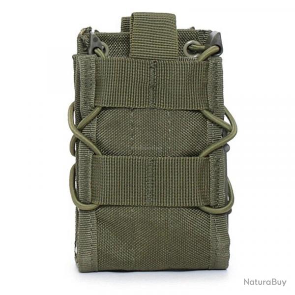 Pochette Tactique Double Chargeur 5.56 - Vert OD