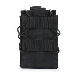 Pochette Tactique Double Chargeur 5.56 - Noir