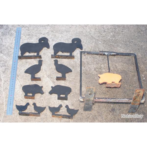 Silhouettes mtalliques pour 22 lr catgories unimited et carabine