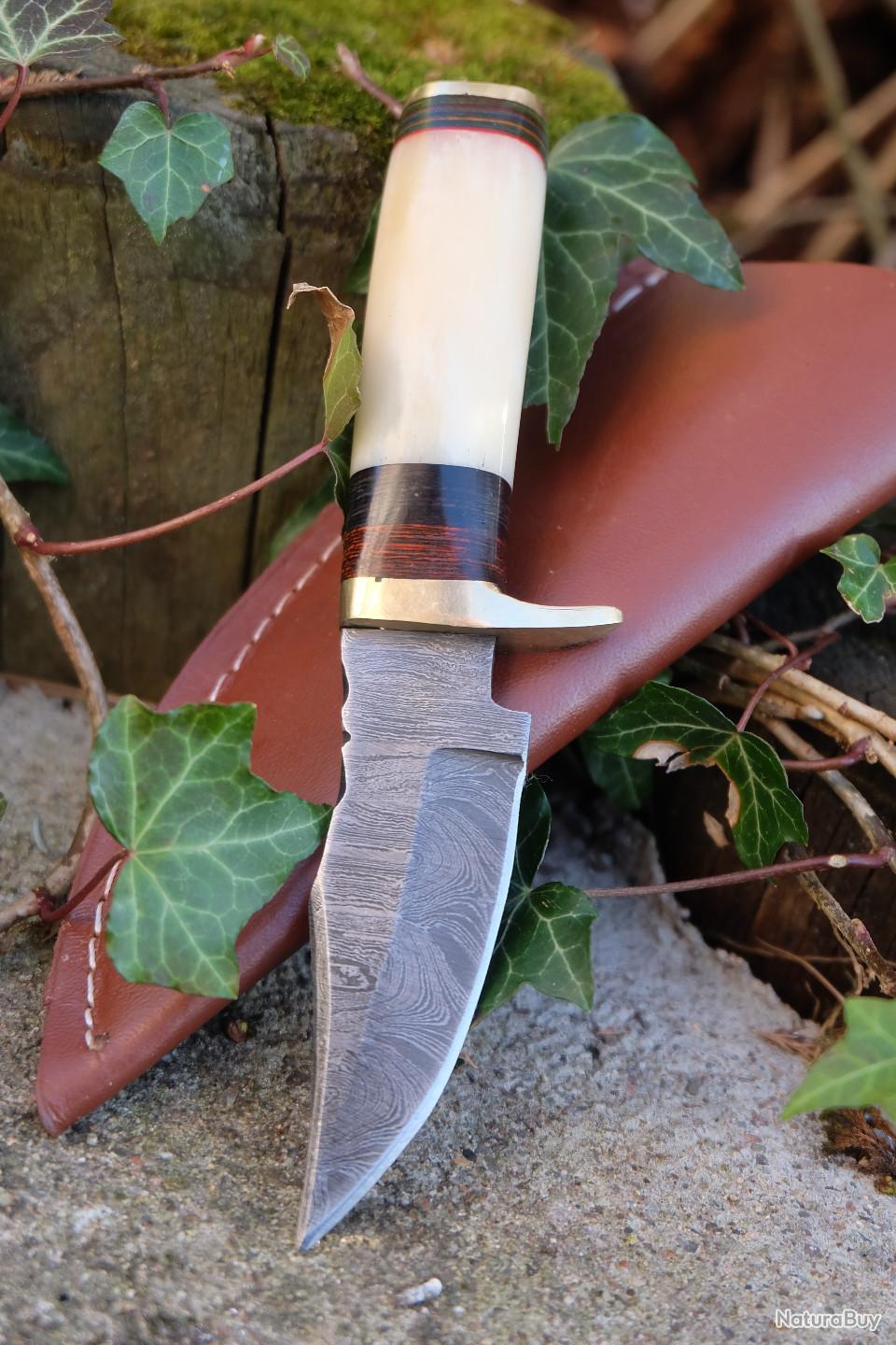 Ancien Couteau De Chasse Puukko Marttiini - Finlande - Manche Bois - Lame Inox - Années 1930
