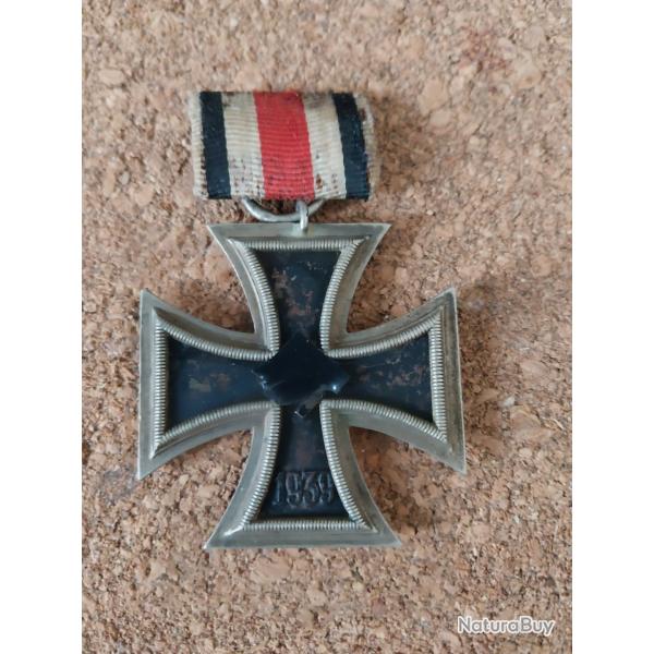 Authentique Croix de fer Allemande 1939-1945 de 2me classe