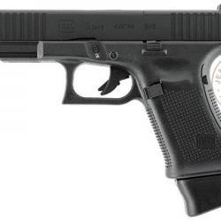 Pistolet à plomb CO2 4,5 mm BB - GLOCK 19 GEN5 MOS - Blowback + 4 Interfaces