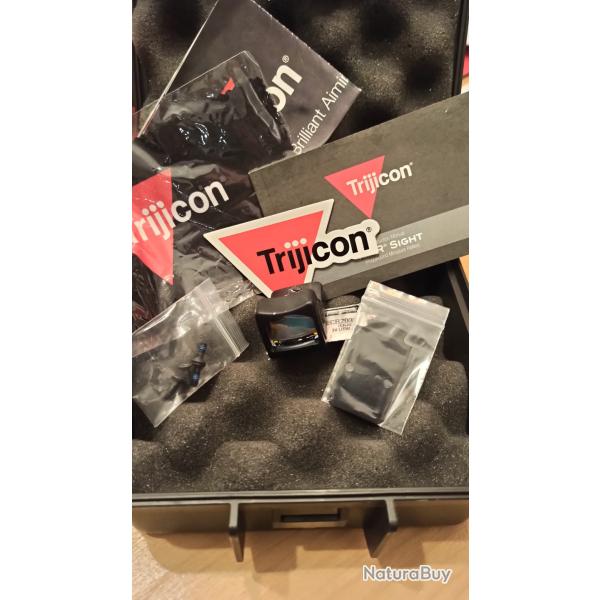 Trijicon Rmr rm06 type 2 red dot 3,25 moa + montage Glock Mos