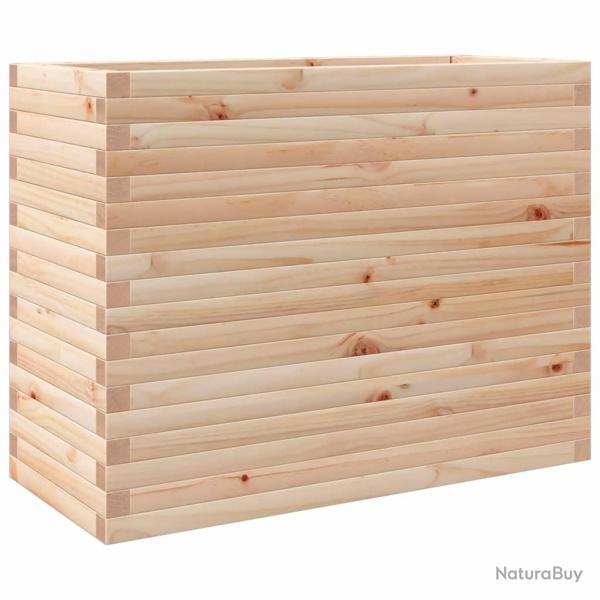 Jardinire bac lit surlev plantes fleurs terrasse jardin 90 x 40 x 68,5 cm bois de pin massif mar