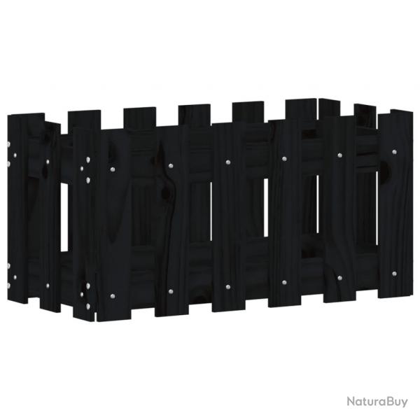 Jardinire bac lit surlev plantes fleurs terrasse jardin avec design de clture 60 x 30 x 30 cm p