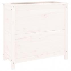 Jardinière bac lit surélevé plantes fleurs terrasse jardin 82,5 x 40 x 78 cm bois massif de pin bla