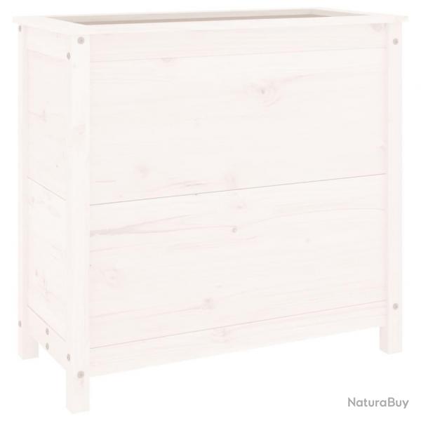 Jardinire bac lit surlev plantes fleurs terrasse jardin 82,5 x 40 x 78 cm bois massif de pin bla
