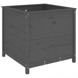 Jardinière bac lit surélevé plantes fleurs terrasse jardin 82,5 x 82,5 x 78 cm bois massif de pin g