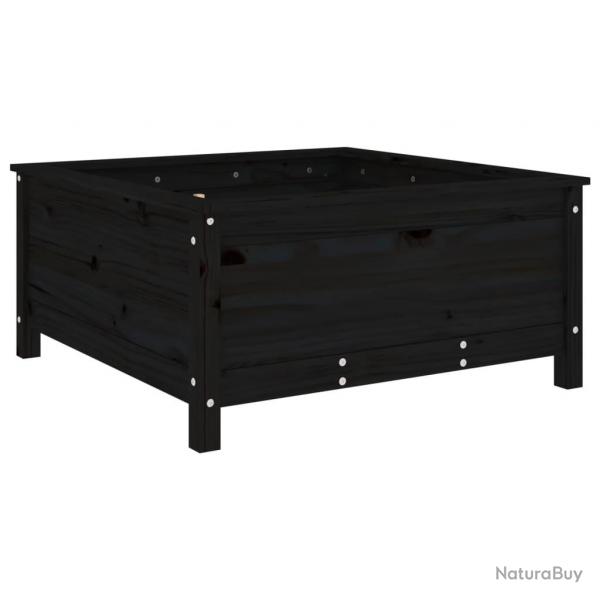 Jardinire bac lit surlev plantes fleurs terrasse jardin 82,5 x 82,5 x 39 cm bois massif de pin n