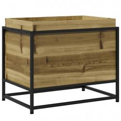Jardinière bac lit surélevé plantes fleurs terrasse jardin 60 x 40 x 50 cm bois de pin imprégné mar
