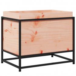 Jardinière bac lit surélevé plantes fleurs terrasse jardin 60 x 40 x 50 cm bois massif de douglas m