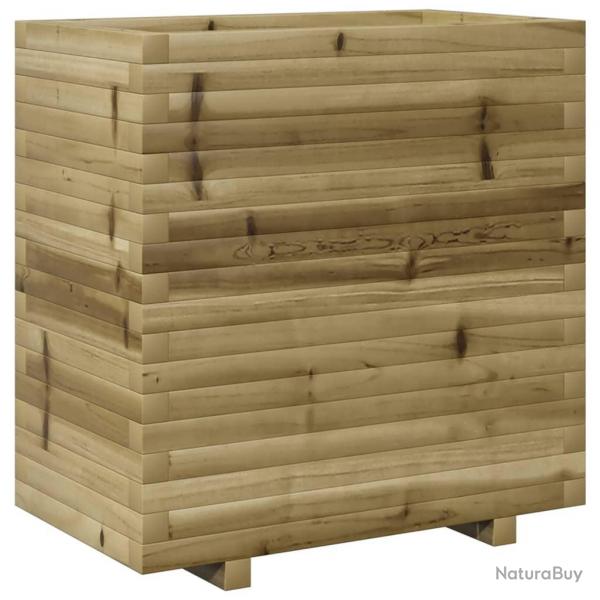 Jardinire bac lit surlev plantes fleurs terrasse jardin 70 x 40 x 72,5 cm bois de pin imprgn m