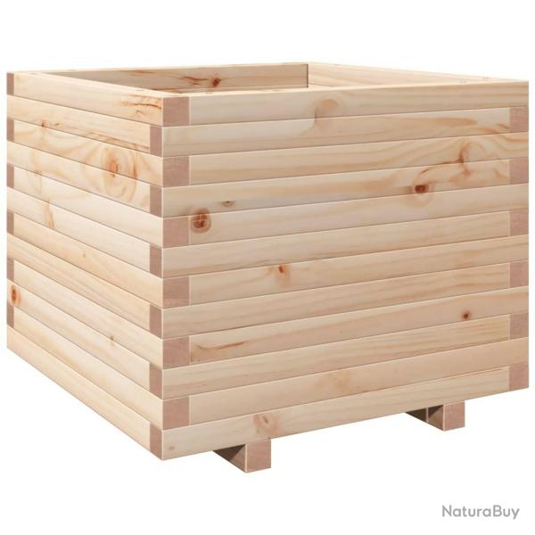 Jardinire bac lit surlev plantes fleurs terrasse jardin 60 x 60 x 49,5 cm bois de pin massif mar