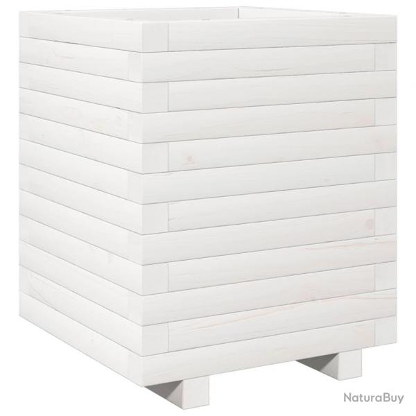 Jardinire bac lit surlev plantes fleurs terrasse jardin 40 x 40 x 49,5 cm bois de pin massif bla