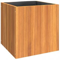 Jardinière bac lit surélevé plantes fleurs terrasse jardin 45 x 45 x 45 cm bois massif d'acacia mar
