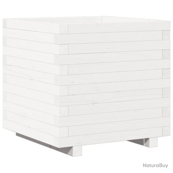 Jardinire bac lit surlev plantes fleurs terrasse jardin 50 x 50 x 49,5 cm bois de pin massif bla