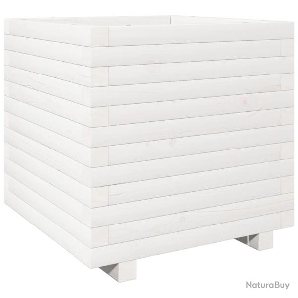 Jardinire bac lit surlev plantes fleurs terrasse jardin 50 x 50 x 49,5 cm bois de pin massif bla