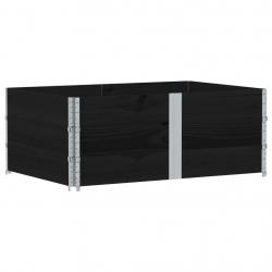 Jardinière bac lit surélevé plantes fleurs terrasse jardin 150 x 100 cm bois massif de pin noir 02_