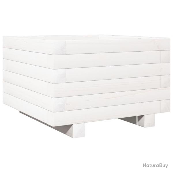 Jardinire bac lit surlev plantes fleurs terrasse jardin 40 x 40 x 26,5 cm bois de pin massif bla