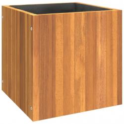 Jardinière bac lit surélevé plantes fleurs terrasse jardin 35 x 35 x 35 cm bois massif d'acacia mar