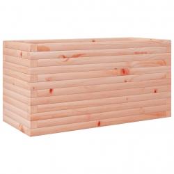 Jardinière bac lit surélevé plantes fleurs terrasse jardin 90 x 40 x 45,5 cm bois massif douglas ma