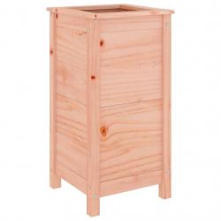 Jardinière bac lit surélevé plantes fleurs terrasse jardin 40 x 40 x 78 cm bois massif douglas marr
