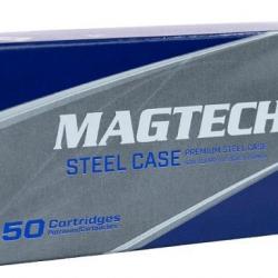 CARTOUCHES MAGTECH 9x19 FMJ STEEL CASE 124GR